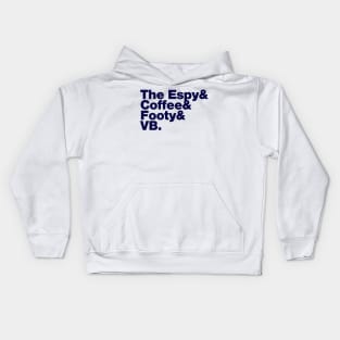 Melbourne (VB navy print) Kids Hoodie